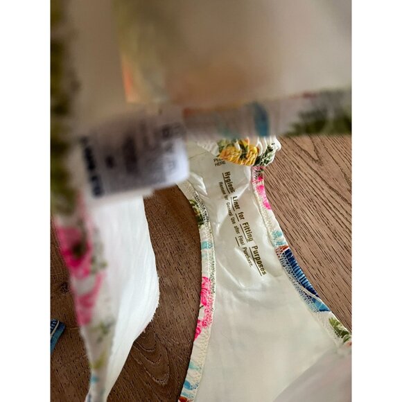 NWT Old Navy Womens Floral Tie-Side Bikini Bottoms 2X Polyester/Spandex White Mu - Picture 4 of 4